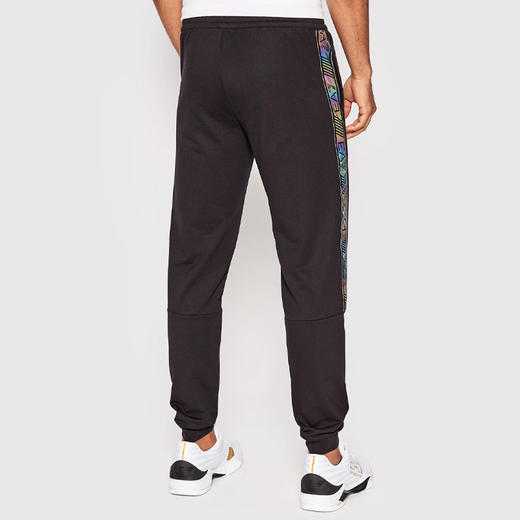 EMPORIO ARMANI EA7 阿玛尼 男士棉质字母徽标印花休闲运动裤 黑色 6LPP76 PJ05Z 1200 商品图2