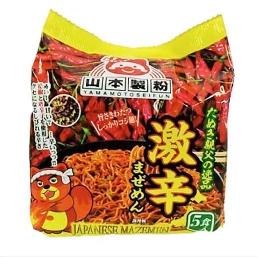 山本日式激辛味方便拌面（5袋装）450g/袋 商品图0