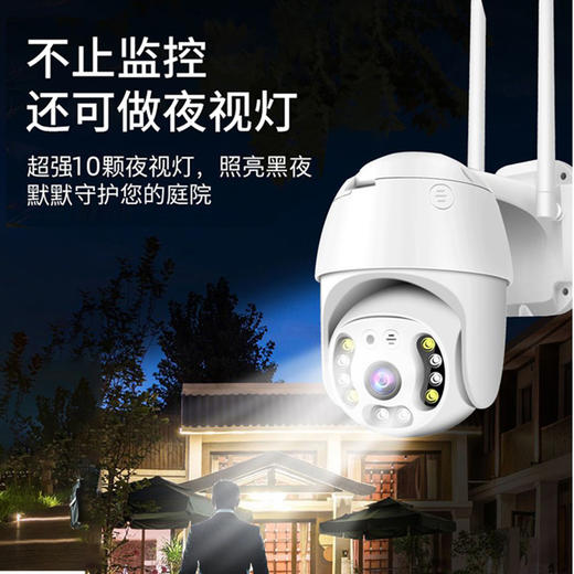 【2台组合】【日夜全彩球机O20+ 全场室内机 | 1080P高清】 智能夜视 | 声光报警 | 屋内屋外一起监控 | 小蚁APP 商品图6