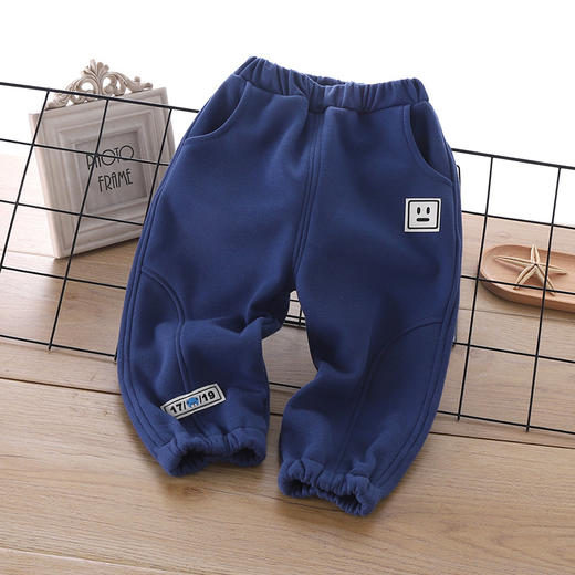 【限时特惠 加绒加厚】儿童运动裤休闲裤秋冬新款童裤棉卫裤中小童男裤韩版潮流加绒 商品图5