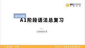 【语法】A1阶段语法总复习（2）