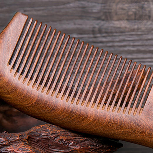 华喜好物 新疆库尔班手工坊杨绾青黛.木梳 商品图4