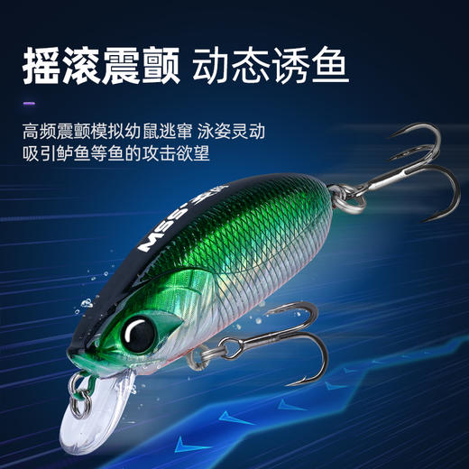 狂鼠摇滚小胖远投夜光路亚饵假饵 商品图2