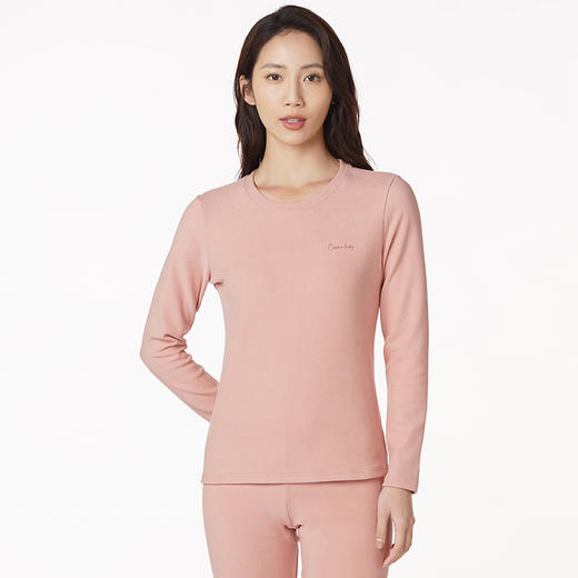 都市丽人舒暖负5度至5度女士特殊面料套装阳离子磨毛绒中套装保暖衣LW29A2 商品图0