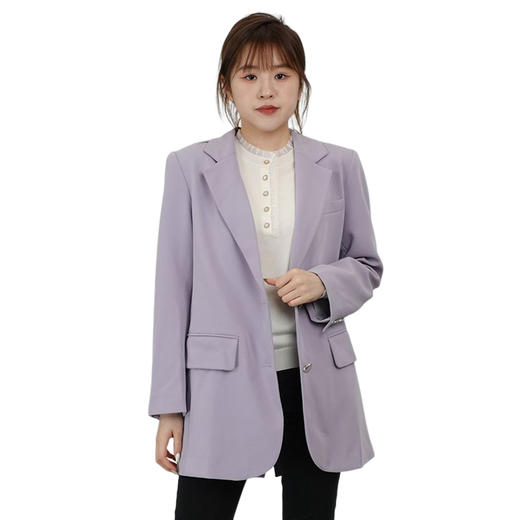 oldcolour春秋商场同款简约休闲宽松显瘦西装外套女N32048261 商品图4