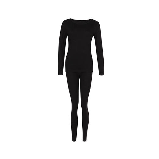 都市丽人轻暖5至15度女士发热纤维套装巴素兰发热绒薄套装保暖衣LW21A2 商品图4