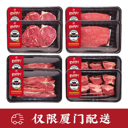 闽宁镇宁夏鲜黄牛肉&原切牛排套餐T 300-7（仅限厦门市配送包邮） 商品图0