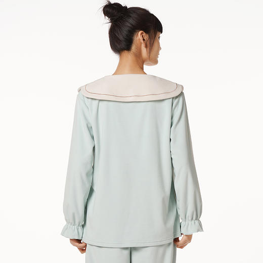 都市丽人生活家居女士海岛绒套装海岛绒厚家居服长袖睡衣LH22H4 商品图2