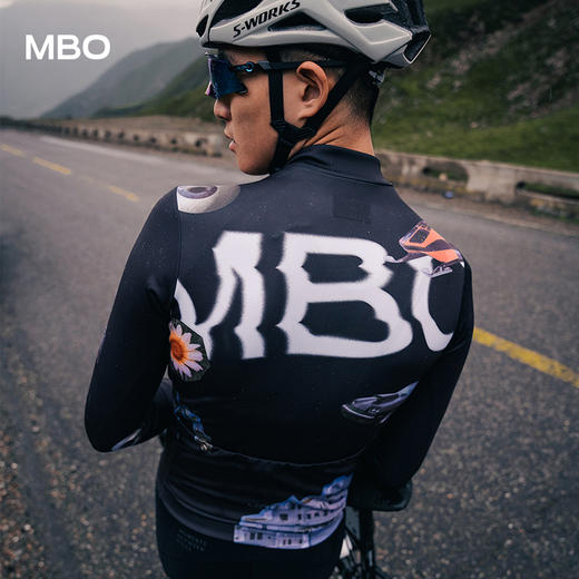 MBO男子全场景抓绒长袖骑行服秋冬户外公路车骑行外套 朋克 (经销商专拍链接，非经销商拍单不发货） 商品图0