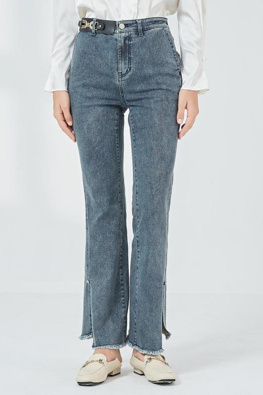 oldcolour2021秋季商场同款时尚潮流水洗牛仔裤女N32113204 商品图5