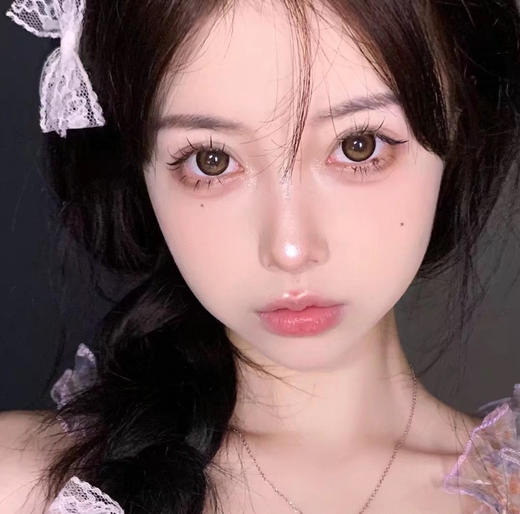 月抛 Sntty 银耀石棕 14.5 着色13.6 粗边棕狗狗眼 商品图3