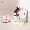 贝贝怡童鞋春秋新品儿童时尚板鞋女童可爱草莓稳步鞋 商品缩略图0