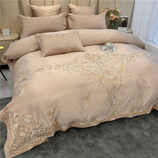 RZH-QH55166新款欧式全棉刺绣四件套 商品图1