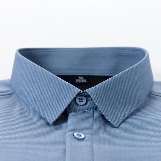 【加绒保暖】罗蒙秋冬男士保暖衬衫加绒加厚纯色百搭职业衬衣厚 商品图6