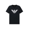 EMPORIO ARMANI 阿玛尼 男士棉质徽标印花圆领短袖T恤 墨绿色 8N1TN5 1JPZZ 0569 商品缩略图0