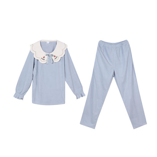 都市丽人生活家居女士海岛绒套装海岛绒厚家居服长袖睡衣LH22H4 商品图5