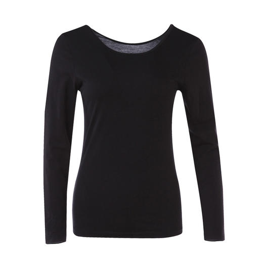 都市丽人轻暖5至15度女士棉质单件超薄RC5050薄单件上衣保暖衣LW2DA1 商品图3