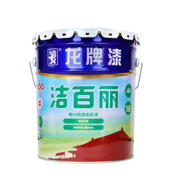 龙牌漆洁百丽皓白内墙乳胶漆 内墙涂料 龙牌洁百丽皓白24kg 商品图0