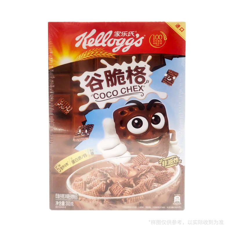 家乐氏 谷脆格 300克*4盒 Kellogg's Coco Chex 8512747