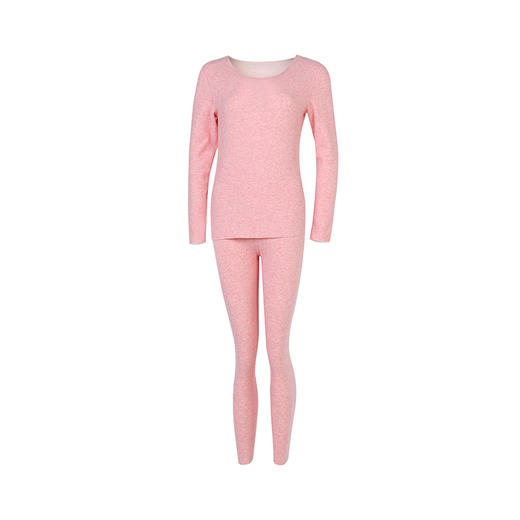 都市丽人舒暖负5度至5度女士棉质套装轻羽棉中套装保暖衣LW21A5 商品图3