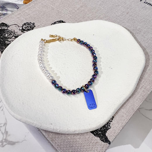 订购7周到｜Barbóra-Alice-蓝色眼睛 珍珠 手链［希腊设计师] 商品图1