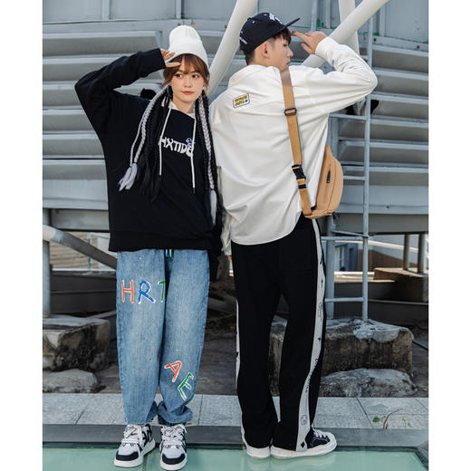 HX 秋季牛仔长裤C201230023101 商品图3