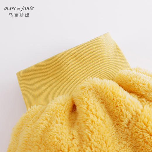 马克珍妮秋冬装新款 男女童双面舒棉绒高腰护肚裤221211 商品图4