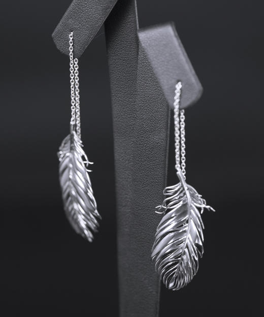 「风」云南925银耳环 商品图4