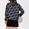 KENZO 高田贤三 女士尼龙字母徽标印花拉链连帽外套 黑色 FC62 BL167 9L0 99J 商品缩略图2