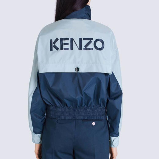 KENZO 高田贤三 女士字母徽标印花拉链外套 混色 FC62 BL152 9NA 64 商品图2