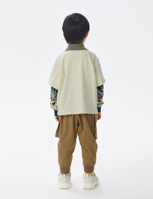 JNBY  22年秋款  印花长袖POIO 衫  1M8111500 商品图6