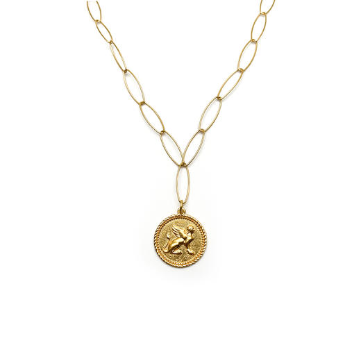 北京仓｜Barbóra-Sphinx-狮身人面 金币 项链［希腊设计师] 商品图5