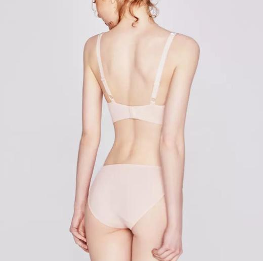 好奇蜜斯内衣女小胸聚拢文胸无钢圈光面无痕胸罩套装内搭防下垂梅妮 商品图3