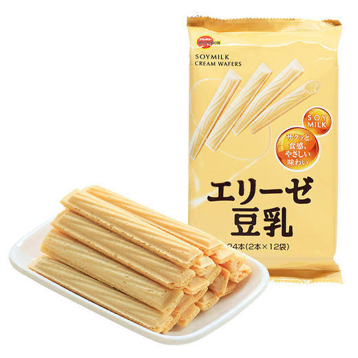 波路梦豆奶味威化饼干棒 商品图0