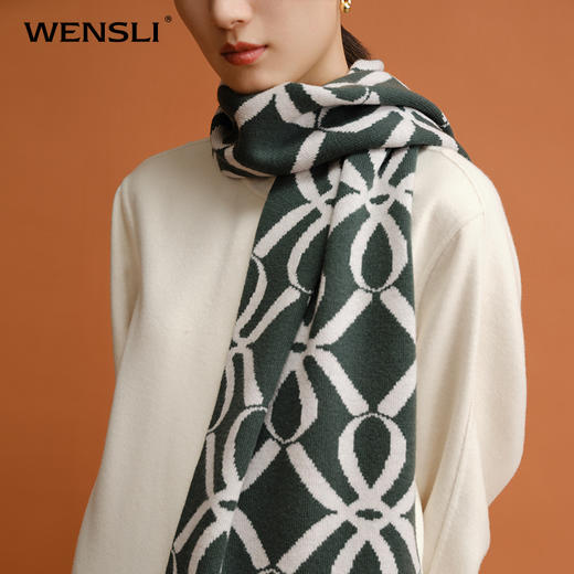 万事利“万事亨通”羊毛围巾 商品图4