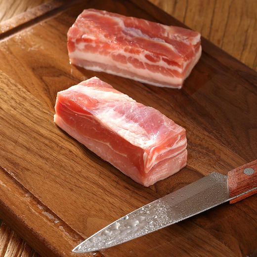 1号会员店 黑猪五花肉 600g 商品图2