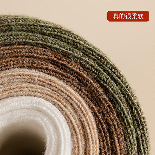 洁丽雅内衣秋上新3/4双装针织条纹棉质商务透气中筒袜男袜子 商品图3