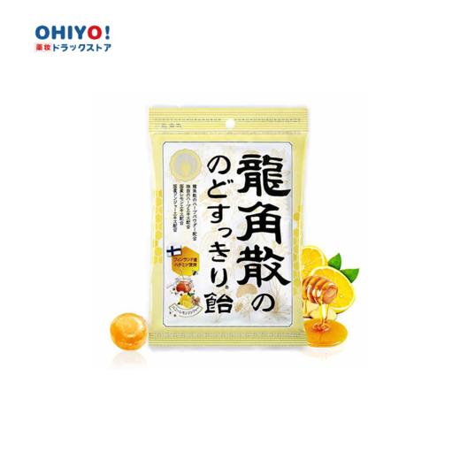 龙角散蜂蜜柠檬生姜味润喉糖69.3g/包 商品图0