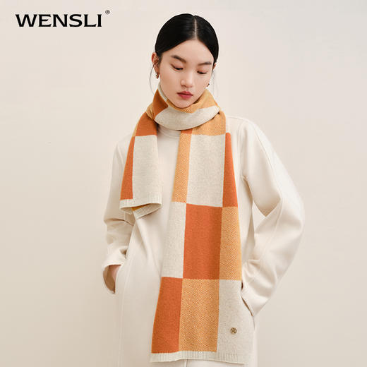 万事利羊毛围巾-格言 商品图2