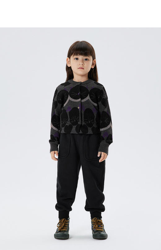 JNBY  22年冬款  宽松休闲束脚长裤 1M0E10900 商品图6