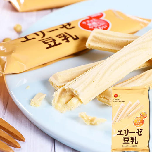 波路梦豆奶味威化饼干棒 商品图1