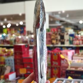 14寸红柄不锈钢食物夹