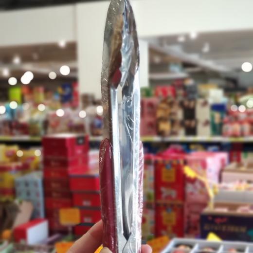 14寸红柄不锈钢食物夹 商品图0
