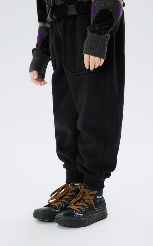 JNBY  22年冬款  宽松休闲束脚长裤 1M0E10900 商品图4