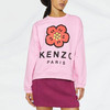 KENZO 高田贤三 女士棉质字母花徽标印花圆领长袖卫衣 粉色 FC62 SW011 4ME 30 商品缩略图1