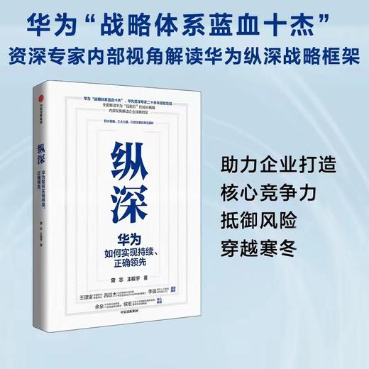 纵深—华为如何实现持续 正确领先 企业制定战略 提升自身实力与抗风险能力的框架指南 曾志 著 华为资深专家二十余年经验总结 中信出版 商品图0