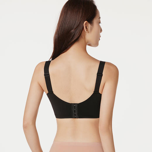 都市丽人完美包容大罩杯C杯常规内衣蕾丝薄3/4杯文胸四排扣树脂胶圈YB22C4 商品图2