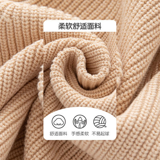 【可爱值爆棚 舒适百搭】巴布雨新款洋气纯棉A类针织韩版儿童毛衣开衫外套秋冬儿童针 织衫 商品图2