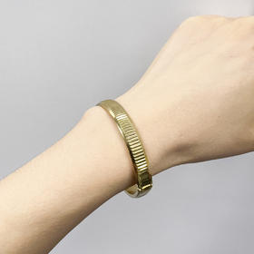 北京仓｜Dyrberg Kern-金色 椭圆形 手镯［丹麦设计师］