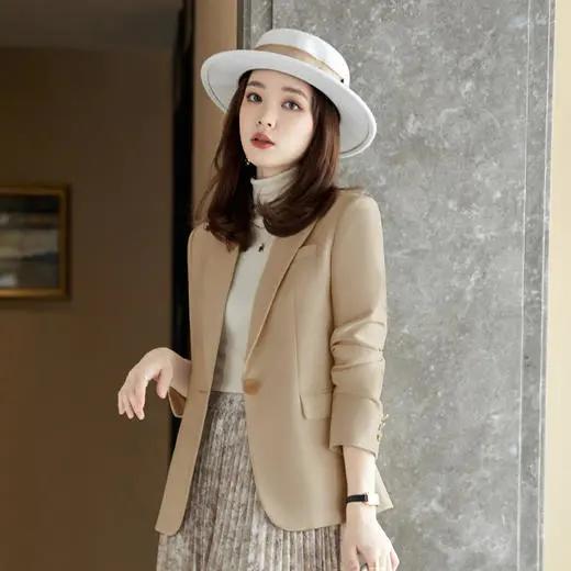 MGG-8866春秋长袖职业装女裙套装ol气质西服小西装 商品图1